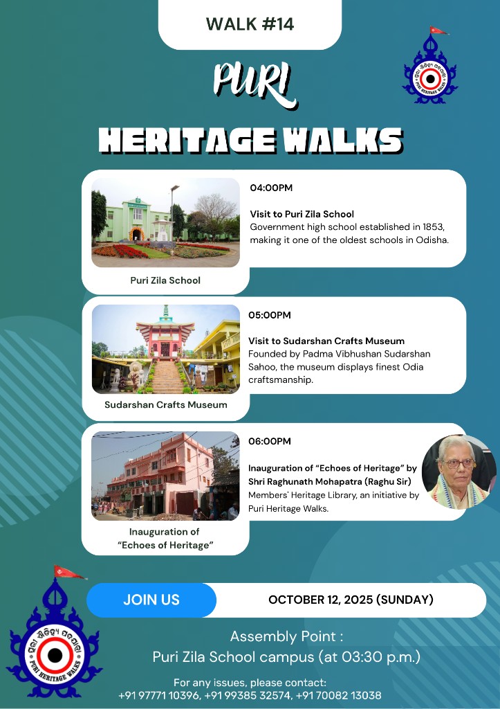 Puri Heritage Walks — Walk #14