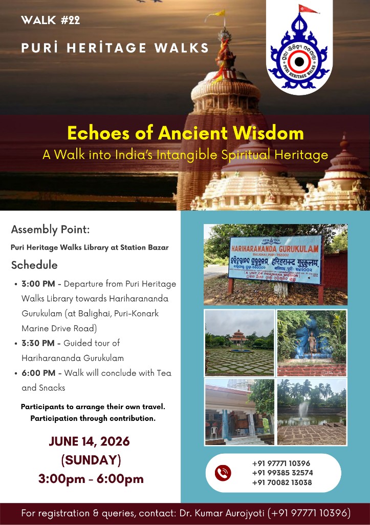 Puri Heritage Walks — Walk #22