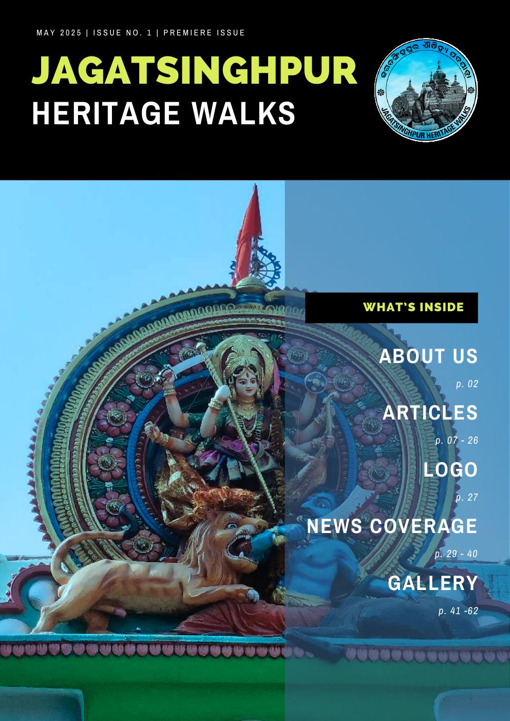 Jagatsinghpur Heritage Walks — Magazine Issue 1 cover