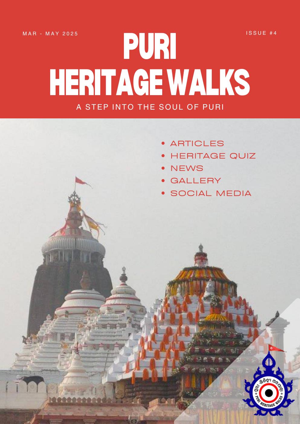Puri Heritage Walks — Magazine Issue 4 cover